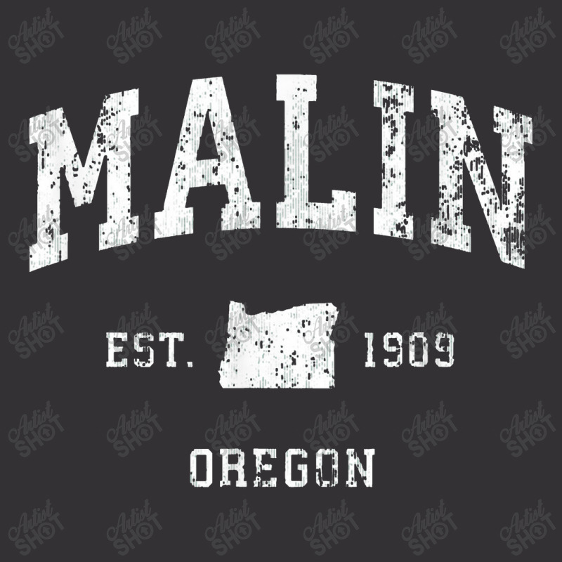 Malin Oregon Or Vintage Athletic Sports Design Vintage Hoodie by tonierich | Artistshot