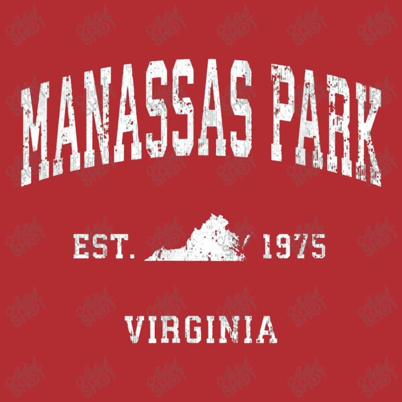 Manassas Park Virginia Va Vintage Athletic Sports Ladies Fitted T-Shirt by tonierich | Artistshot