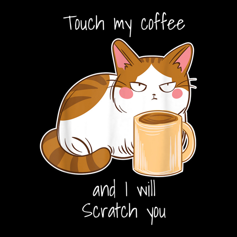 Cute Angry Cat Coffee Monday Caffeine T Shirt Unisex Jogger by ravand | Artistshot