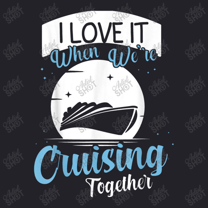 Matching Couple Cruising Vacation Cruise Ship Unisex Sherpa-lined Denim Jacket | Artistshot