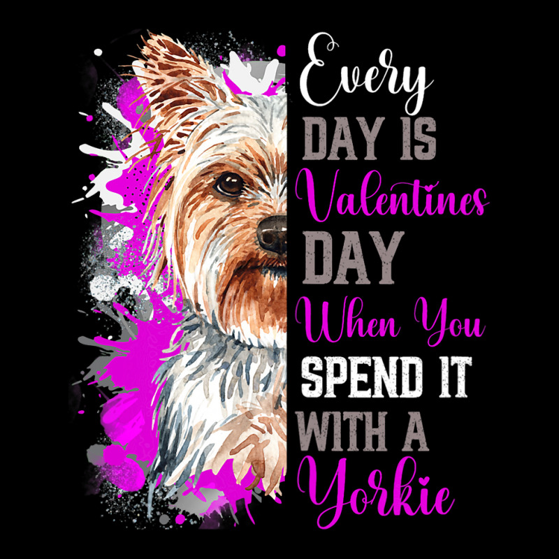 Funny Valentines Day Yorkie Mom Mother Dog Yorkshi Adjustable Cap by kerrmanthez | Artistshot