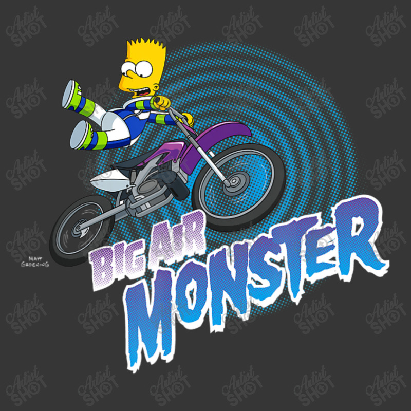 The Simpsons Bart Simpson Big Air Monster Motocros Toddler Hoodie by longdanouj | Artistshot