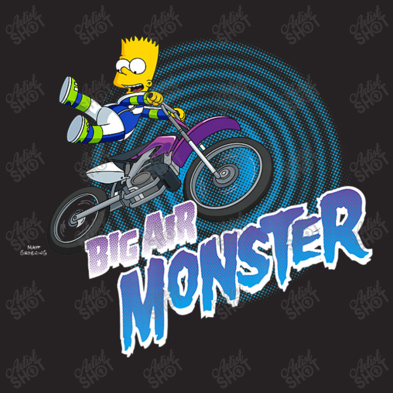 The Simpsons Bart Simpson Big Air Monster Motocros Vintage Cap by longdanouj | Artistshot