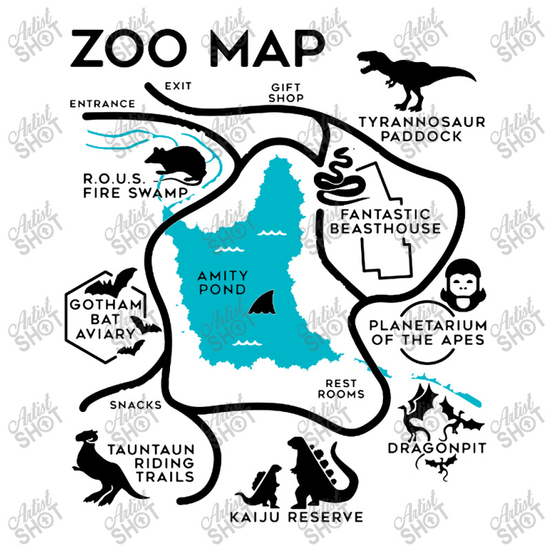 Zoo Map Unisex Hoodie | Artistshot