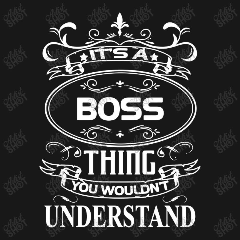 Boss Name Shirt It's A Boss Thing Flannel Shirt | Artistshot