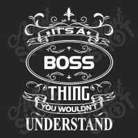 Boss Name Shirt It's A Boss Thing Unisex Hoodie | Artistshot