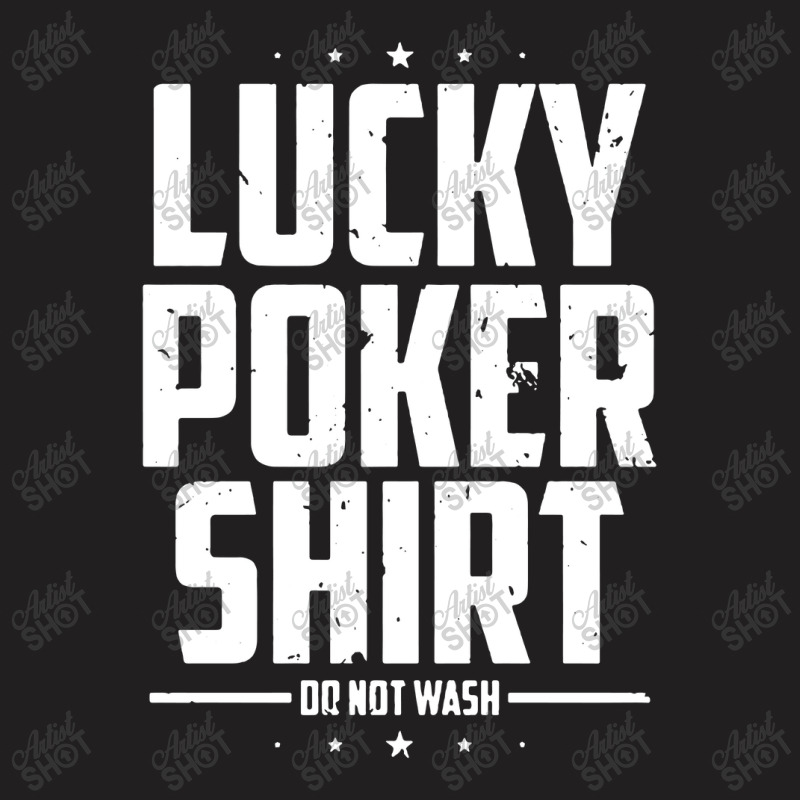 Lucky Charm Poker Texas Holdem Casino Pokerface Ga T-shirt | Artistshot