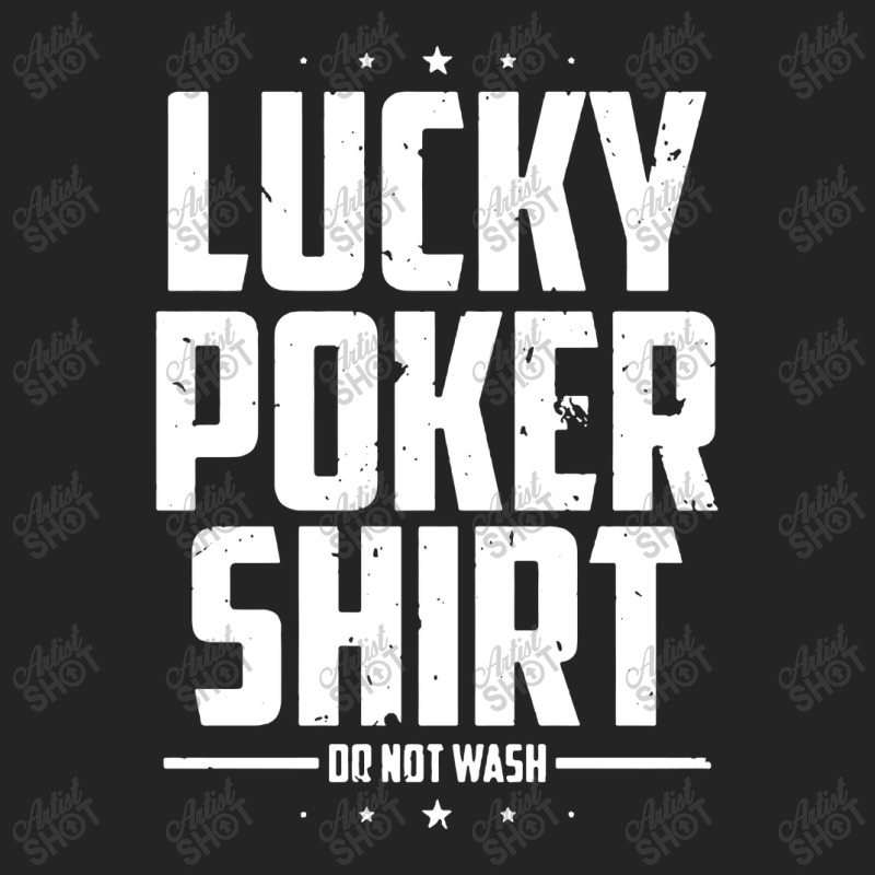 Lucky Charm Poker Texas Holdem Casino Pokerface Ga 3/4 Sleeve Shirt | Artistshot