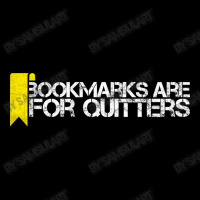 Bookmarks Are For Quitter Funny Book Reading Humor Gift For Bookworm L Adjustable Cap | Artistshot