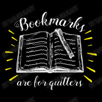 Bookmarks Are For Quitters Funny Quotes Book Reader Lover Gift Long Sleeve Baby Bodysuit | Artistshot