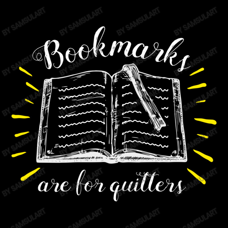 Bookmarks Are For Quitters Funny Quotes Book Reader Lover Gift Long Sleeve Baby Bodysuit by SamsulArt | Artistshot