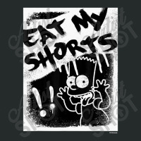 The Simpsons Bart Simpson Eat My Shorts Spray-pain Women's Triblend Scoop T-shirt | Artistshot