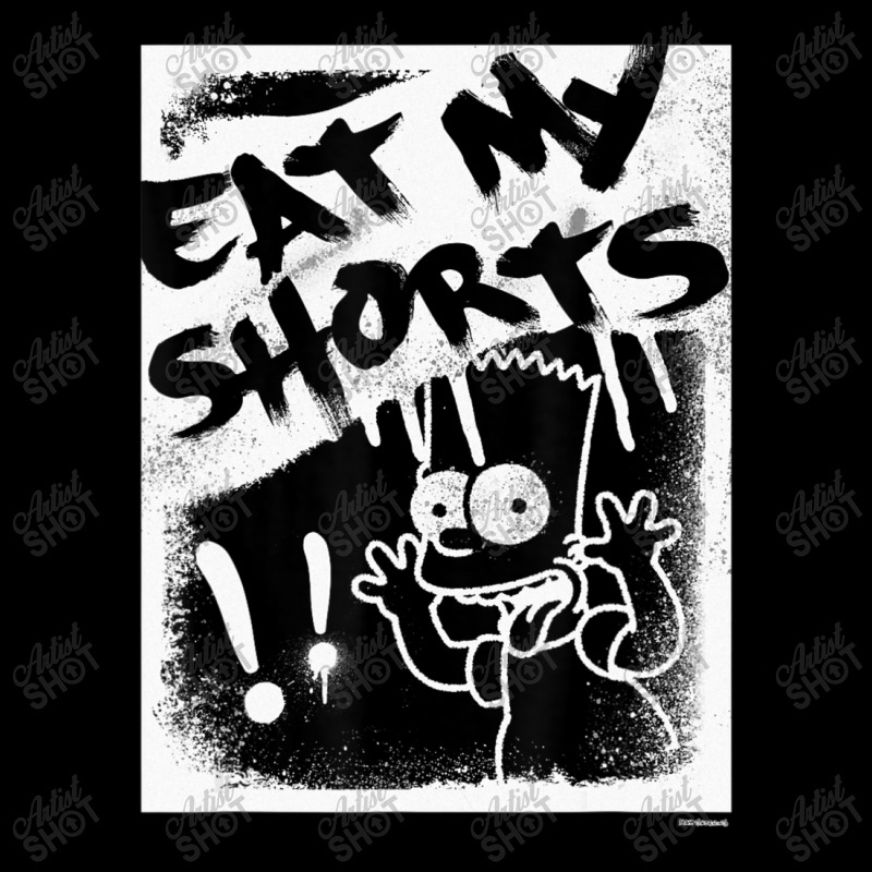 The Simpsons Bart Simpson Eat My Shorts Spray-pain Legging by longdanouj | Artistshot