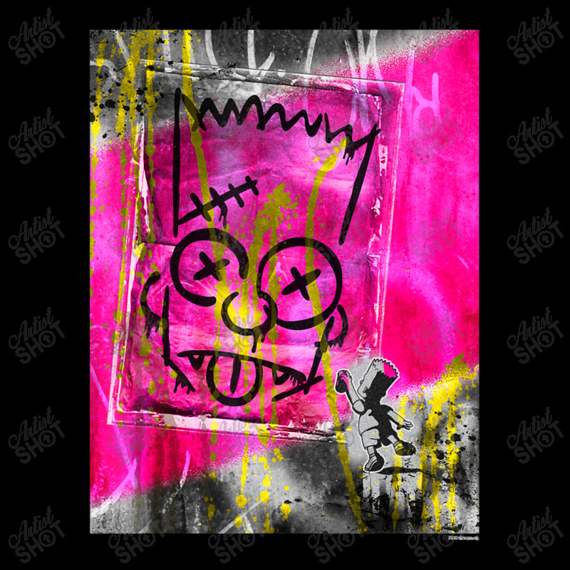 The Simpsons Bart Simpson El Barto Graffiti Women's V-Neck T-Shirt by longdanouj | Artistshot