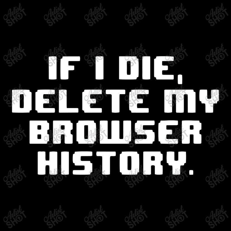 If I Die Delete My Browser History Cropped Sweater by Roketz | Artistshot