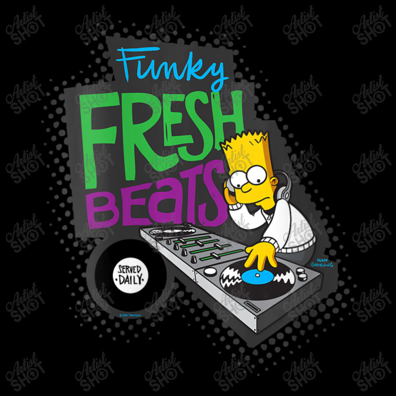 The Simpsons Bart Simpson Funky Fresh Beats Served Pocket T-shirt | Artistshot