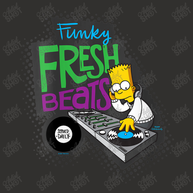 The Simpsons Bart Simpson Funky Fresh Beats Served Champion Hoodie | Artistshot