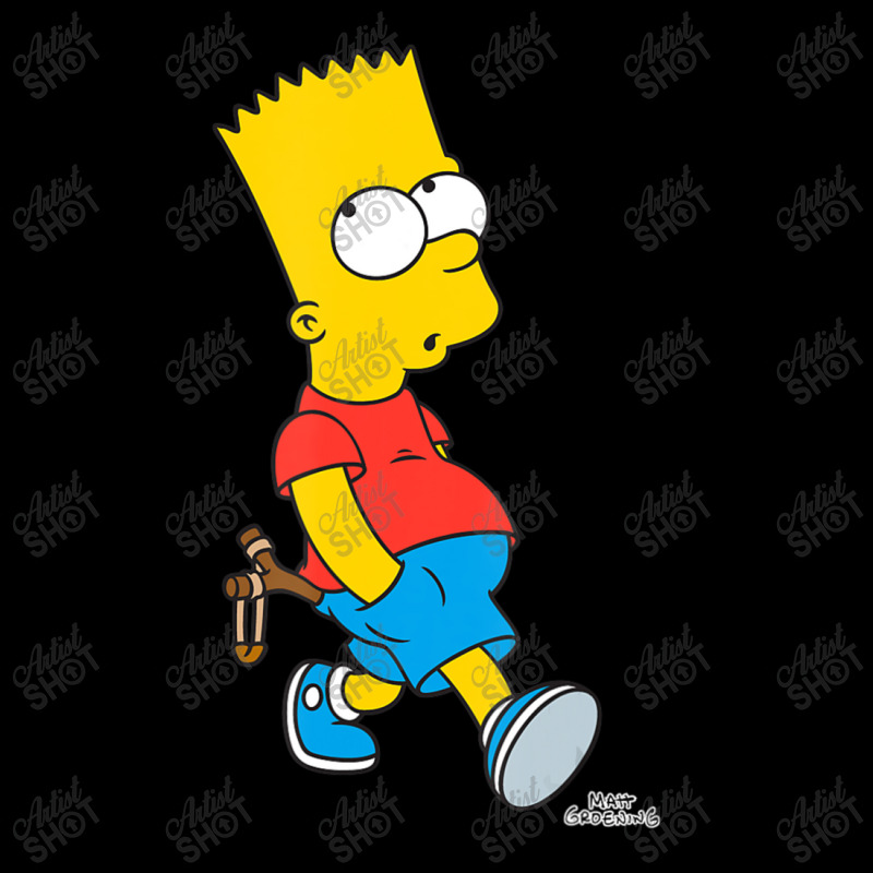 The Simpsons Bart Simpson With Slingshot Pocket T-shirt | Artistshot