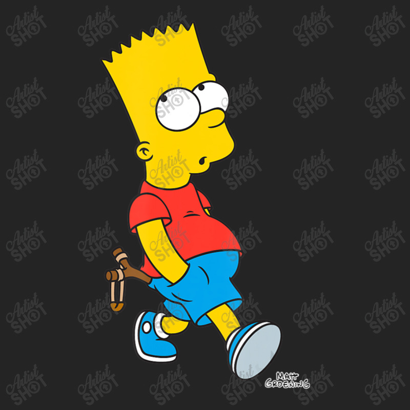 The Simpsons Bart Simpson With Slingshot 3/4 Sleeve Shirt | Artistshot