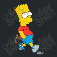 The Simpsons Bart Simpson With Slingshot Crewneck Sweatshirt | Artistshot