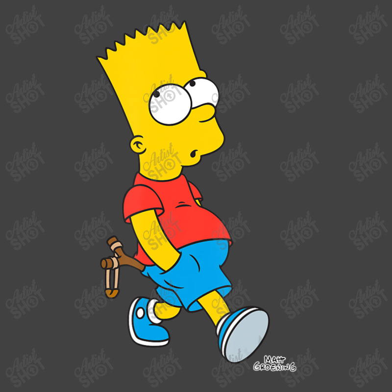 The Simpsons Bart Simpson With Slingshot Vintage T-shirt | Artistshot