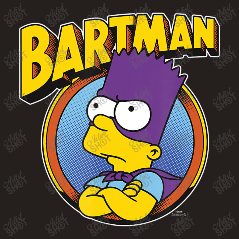 The Simpsons Bartman Hero Shot C2 Tank Top by longdanouj | Artistshot