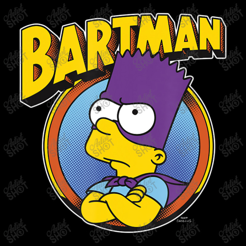 The Simpsons Bartman Hero Shot C2 Women's V-Neck T-Shirt by longdanouj | Artistshot