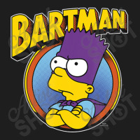 The Simpsons Bartman Hero Shot C2 Classic T-shirt | Artistshot