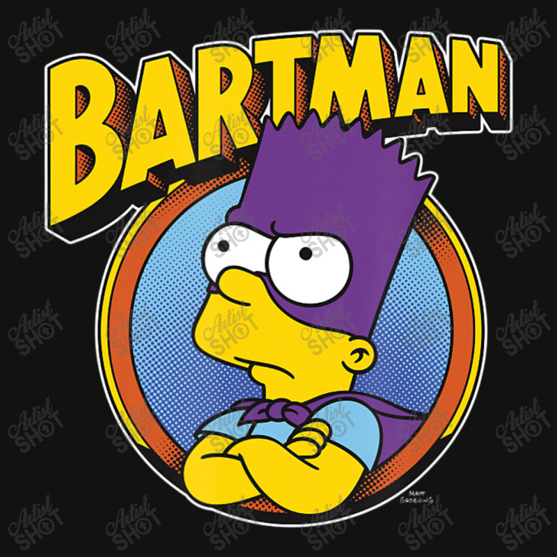 The Simpsons Bartman Hero Shot C2 Scorecard Crop Tee by longdanouj | Artistshot