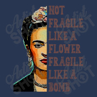 Frida Kahlo   Not Fragile Like A Flower Classic T Men Denim Jacket | Artistshot