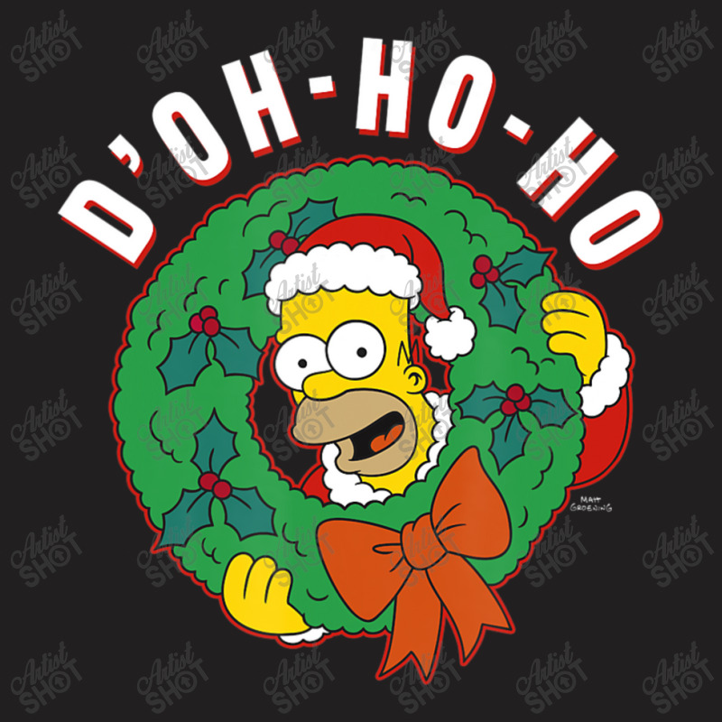 The Simpsons Christmas Homer D'oh-ho-ho T-shirt | Artistshot