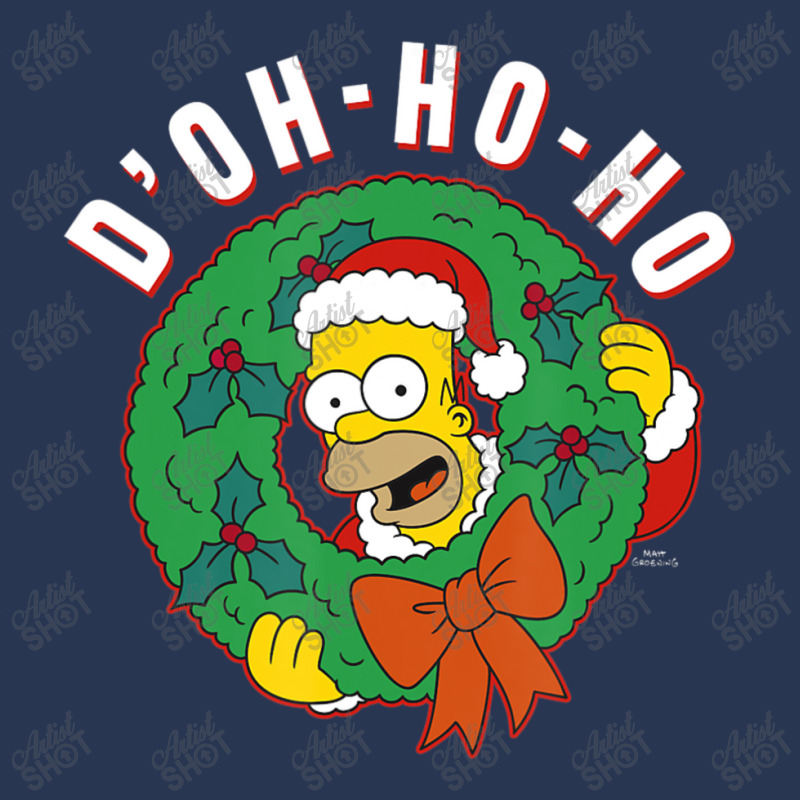 The Simpsons Christmas Homer D'oh-ho-ho Men Denim Jacket | Artistshot