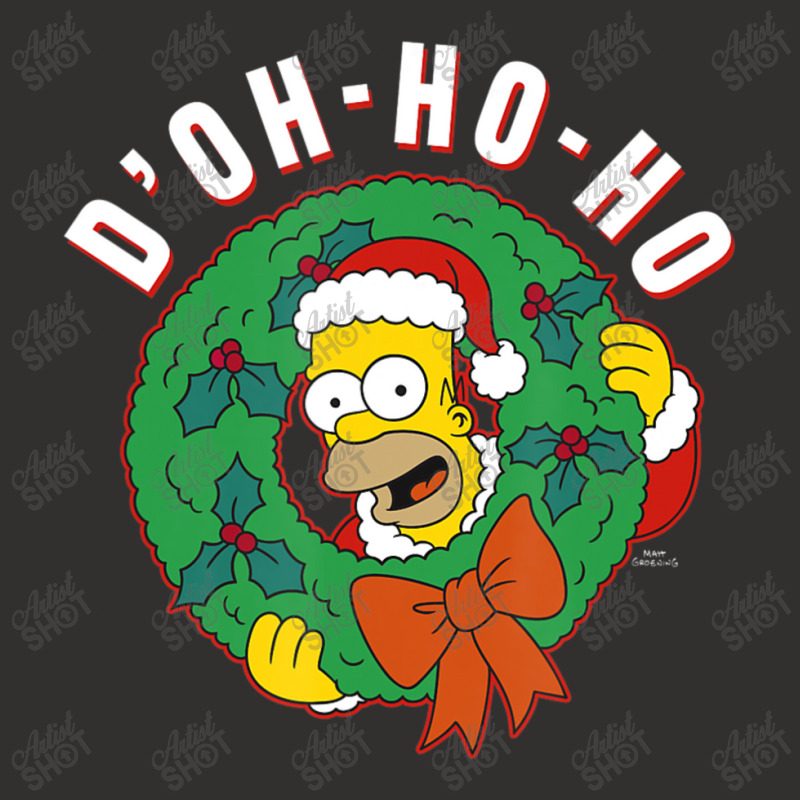 The Simpsons Christmas Homer D'oh-ho-ho Champion Hoodie | Artistshot