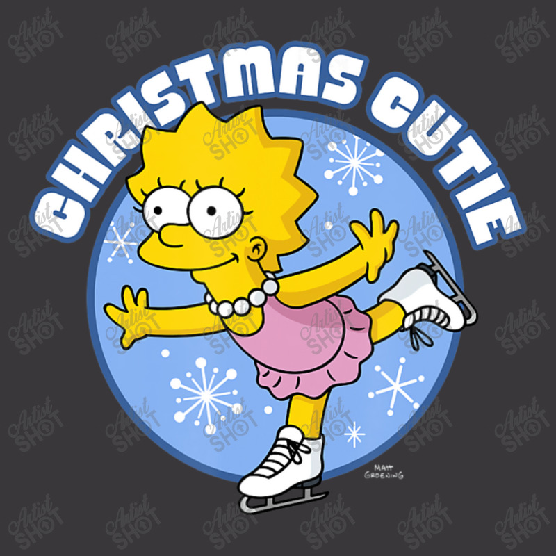 The Simpsons Christmas Lisa Christmas Cutie Ice Pr Ladies Curvy T-Shirt by longdanouj | Artistshot