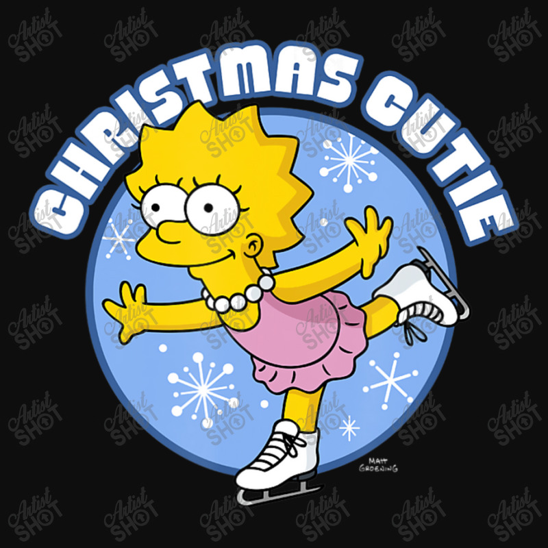 The Simpsons Christmas Lisa Christmas Cutie Ice Pr Crop Top by longdanouj | Artistshot