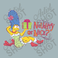 The Simpsons Christmas Marge Naughty Or Nice Unisex Sherpa-lined Denim Jacket | Artistshot