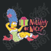 The Simpsons Christmas Marge Naughty Or Nice Duffel Bag | Artistshot