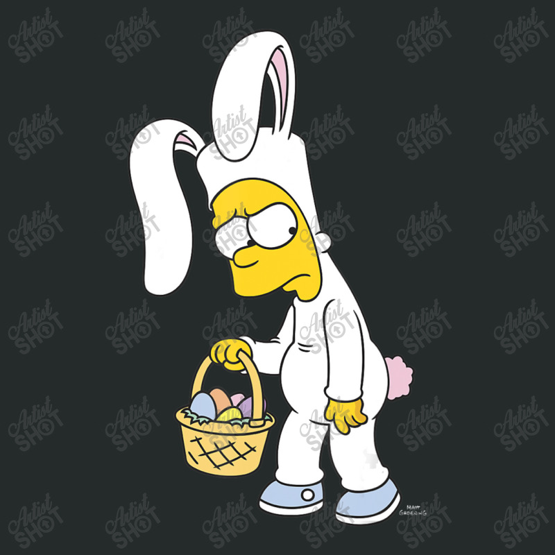 The Simpsons Easter Bunny Bart Simpson V-2 Women's Triblend Scoop T-shirt by longdanouj | Artistshot