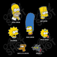 The Simpsons Family Faces C2 Pocket T-shirt | Artistshot