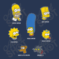 The Simpsons Family Faces C2 Men Denim Jacket | Artistshot