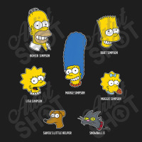 The Simpsons Family Faces C2 Classic T-shirt | Artistshot