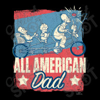 The Simpsons Father's Day Homer All American Dad Women's V-neck T-shirt | Artistshot