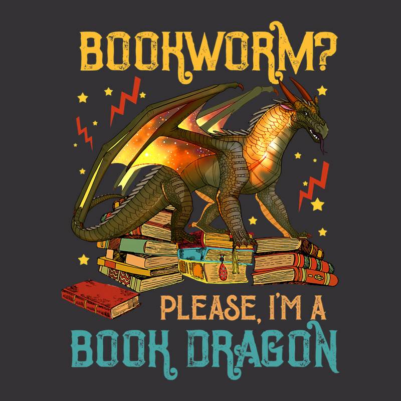 Dragon Book Shirt - Bookworm Please I'm A Book Dra Vintage Hoodie by kerrmanthez | Artistshot