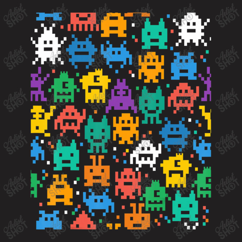 Invaders I Love 80s Retro 8 Bi Space Monsters T-Shirt by donellajeremykoa | Artistshot