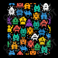 Invaders I Love 80s Retro 8 Bi Space Monsters Men's 3/4 Sleeve Pajama Set | Artistshot