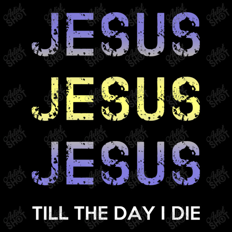 Jesus Till The Day I Die Christian Clothing Men's Long Sleeve Pajama Set | Artistshot