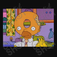 The Simpsons Homer Donut Head V1 Crop Top | Artistshot