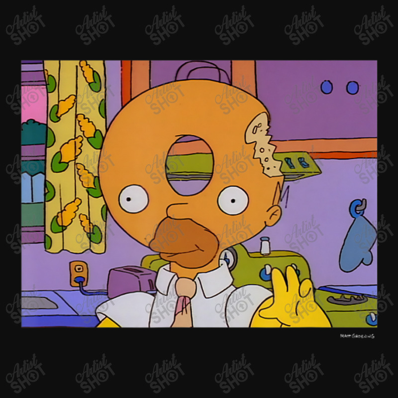 The Simpsons Homer Donut Head V1 Crop Top by longdanouj | Artistshot