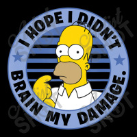 The Simpsons Homer I Hope I Didn't Brain My Damage Baby Tee | Artistshot