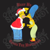 The Simpsons Homer Marge Christmas Meet Under The T-shirt | Artistshot